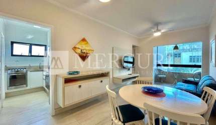 Apartamento no Guarujá, Enseada, Reformado e Prédio com Lazer, 2 Quartos - Mercuri Imóveis Guarujá.