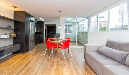 Apartamento para Venda em São Paulo, Chácara Santo Antônio (zona Sul), 1 dormitório, 1 suíte, 2 banheiros, 1 vaga