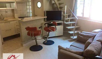 Apartamento com 1 dormitório 1 vaga para venda ou locação Rua Gararu 140 Vila Nova Conceição