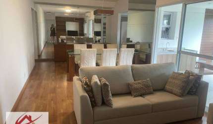 Apartamento com 2 dormitórios para alugar, 107 m² por R$ 13.830,00/mês - Brooklin - São Paulo/SP