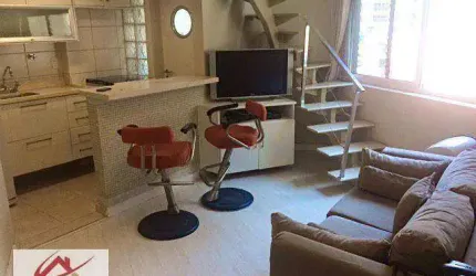 Apartamento com 1 dormitório 1 vaga para venda ou locação Rua Gararu 140 Vila Nova Conceição