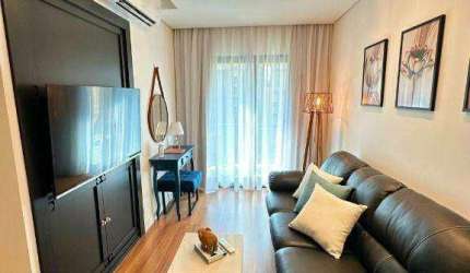 Flat com 45 m² 1 dormitório 1 vaga à venda Rua Guararapes - Brooklin