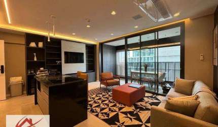 Flat para alugar, 77 m² - Brooklin - São Paulo/SP