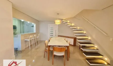 Apartamento Duplex com 3 dormitórios para alugar, 160 m² por R$ 20.248,00/mês - Brooklin - São Paulo/SP