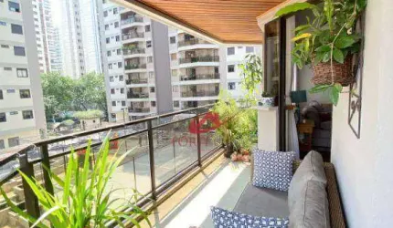 Apartamento para alugar, 143 m² por R$ 12.043,00/mês - Moema - São Paulo/SP