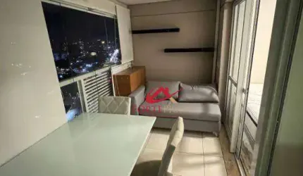 Apartamento com 1 dormitório para alugar, 33 m² por R$ 4.503,09/mês - Brooklin - São Paulo/SP