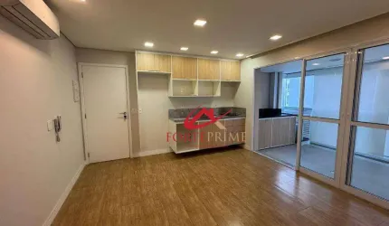 Apartamento com 1 dormitório para alugar, 42 m² por R$ 5.163,43/mês - Brooklin - São Paulo/SP