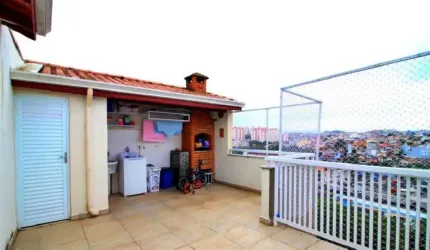 Cobertura com 3 dormitórios à venda, 88 m² - Vila Tibiriçá - Santo André/SP