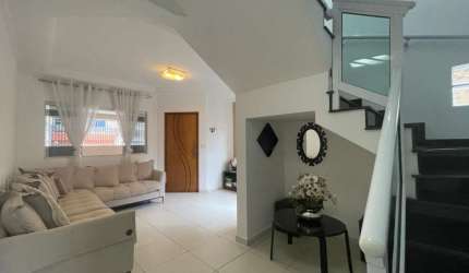 Sobrado com 3 dormitórios à venda, 188 m² por R$ 695.000,00 - Jardim Las Vegas - Santo André/SP