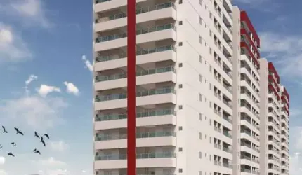 Apartamento com 2 dormitórios à venda, 80 m² por R$ 395.000,00 - Caiçara - Praia Grande/SP