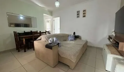Apartamento mobiliado com 2 dormitórios à venda, 70 m² por R$ 315.000 - Canto do Forte - Praia Grande/SP