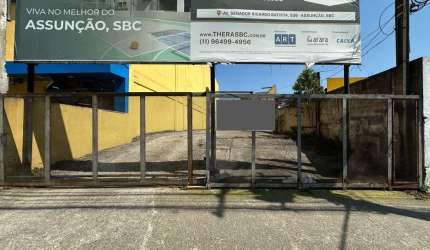 Terreno para alugar, 468 m² por R$ 7.457,00/mês - Assunção - São Bernardo do Campo/SP