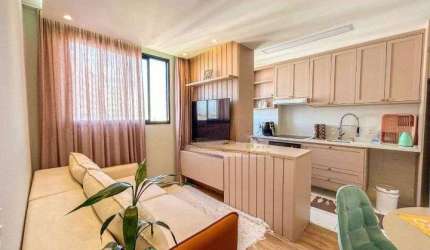 Apartamento com 2 dormitórios à venda, 39 m² por R$ 370.000,00 - Vila Aquilino - Santo André/SP