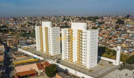 Vila Monte Belo: Apartamento 2 dormitórios com 45m² por R$240K - Venda