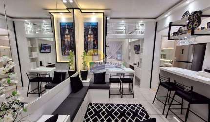 Studio com 1 dorm, Centro, São Vicente - R$ 300 mil, Cod: 5449