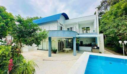 Casa com 5 dormitórios, 374 m² - venda por R$ 5.800.000,00 ou aluguel por R$ 5.500,00/dia - Riviera de São Lourenço - Bertioga/SP
