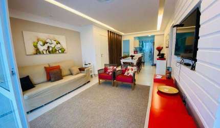 Apartamento com 3 dormitórios para alugar, 138 m²  - Riviera - Módulo 8 - Bertioga/SP