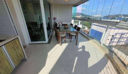 Apartamento com 3 dormitórios à venda, 132 m² por R$ 1.500.000,00 - Enseada - Guarujá/SP