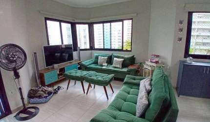Apartamento com 3 dormitórios à venda, 110 m² por R$ 790.000,00 - Pitangueiras - Guarujá/SP