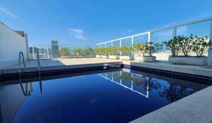 Cobertura com 3 dormitórios à venda, 411 m² por R$ 1.800.000,00 - Pitangueiras - Guarujá/SP