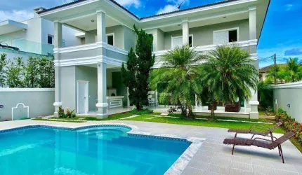 Casa com 5 dormitórios à venda, 396 m² por R$ 3.500.000,00 - Acapulco - Guarujá/SP