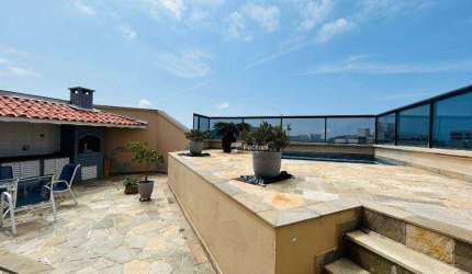 Cobertura com 3 dormitórios à venda, 314 m² por R$ 980.000,00 - Enseada - Guarujá/SP