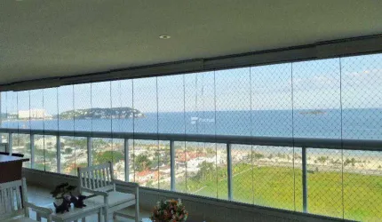Apartamento com 4 dormitórios à venda, 170 m² por R$ 2.700.000,00 - Enseada - Guarujá/SP