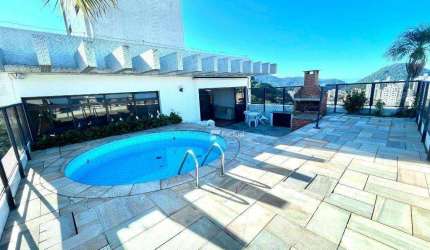 Cobertura com 4 dormitórios à venda, 330 m² por R$ 2.650.000,00 - Pitangueiras - Guarujá/SP