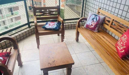 Apartamento com 3 dormitórios à venda, 86 m² por R$ 635.000,00 - Enseada - Guarujá/SP
