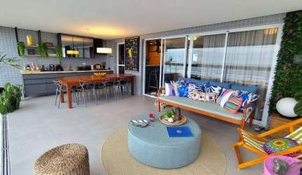 Apartamento com 3 dormitórios à venda, 110 m² por R$ 1.550.000,00 - Enseada - Guarujá/SP