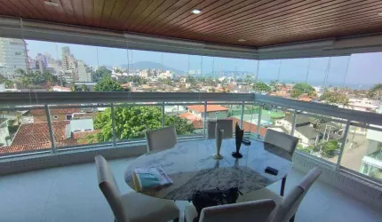 Apartamento com 4 dormitórios à venda, 171 m² por R$ 2.100.000,00 - Enseada - Guarujá/SP