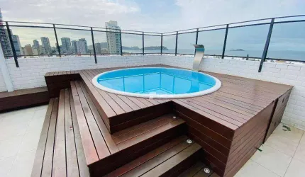 Cobertura com 3 dormitórios à venda, 147 m² por R$ 1.190.000,00 - Enseada - Guarujá/SP