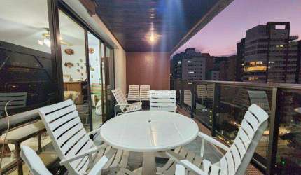 Apartamento com 3 dormitórios à venda, 130 m² por R$ 630.000,00 - Pitangueiras - Guarujá/SP