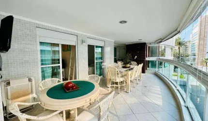 Apartamento com 3 dormitórios para alugar, 124 m² - Riviera de São Lourenço - Bertioga/SP