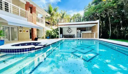 Casa com 5 suítes à venda, 373 m² - Riviera de São Lourenço - Bertioga/SP