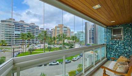 Apartamento com 4 dormitórios à venda, 197 m²  - Riviera de São Lourenço - Bertioga/SP