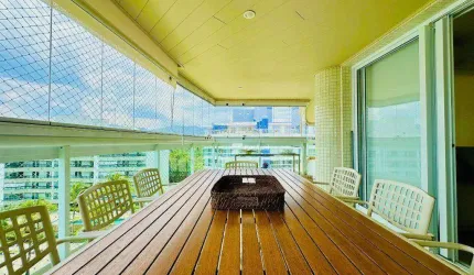 Apartamento com 4 dormitórios para alugar, 186 m²  - Riviera de São Lourenço - Bertioga/SP
