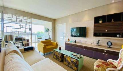 Apartamento com 3 dormitórios à venda, 132 m² por R$ 1.300.000,00 - Enseada - Guarujá/SP
