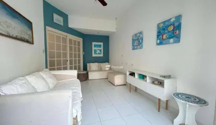 Apartamento com 1 dormitório à venda, 56 m² por R$ 350.000,00 - Pitangueiras - Guarujá/SP