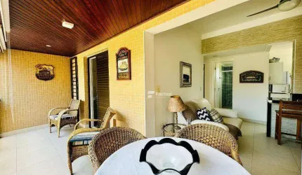 Apartamento com 3 dormitórios para alugar, 123 m²  - Riviera de São Lourenço - Bertioga/SP