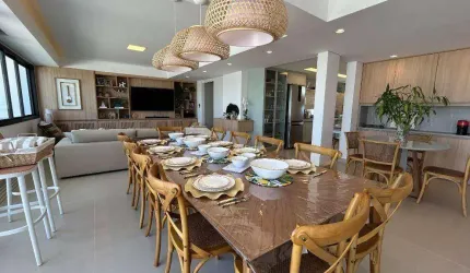Cobertura com 5 dormitórios para alugar, 300 m² por R$ 4.000,00/dia - Sorocotuba - Guarujá/SP