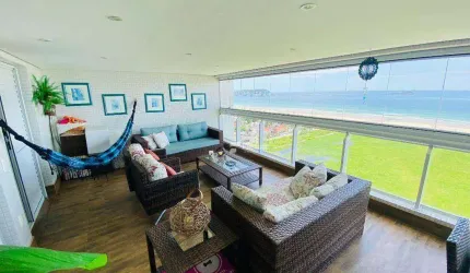 Apartamento com 4 dormitórios à venda, 169 m² por R$ 2.700.000,00 - Enseada - Guarujá/SP