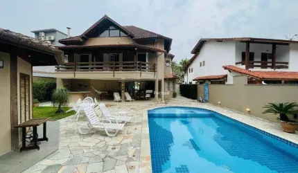Casa com 5 dormitórios, 310 m² - venda ou aluguel/mês - Riviera de São Lourenço - Bertioga/SP