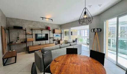 Apartamento com 3 suítes para alugar, 155 m² - Riviera de São Lourenço - Bertioga/SP