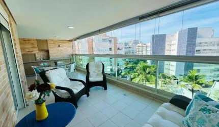 Apartamento com 3 dormitórios, 118 m² - venda ou aluguel/mês - Riviera de São Lourenço - Bertioga/SP
