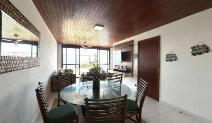 Apartamento com 4 suítes para alugar, 170 m² por R$ 7.500/mês - Morro Sorocotuba - Guarujá/SP