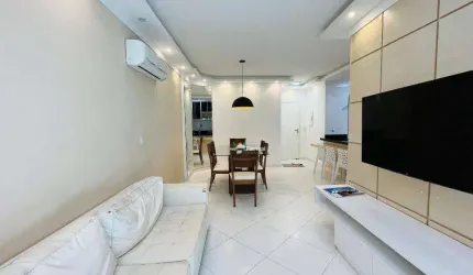 Apartamento com 3 dormitórios, 102 m² - venda ou aluguel/mês - Riviera de São Lourenço - Bertioga/SP