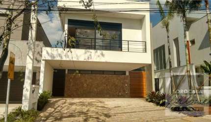 Sobrado com 4 dormitórios à venda, 353 m² por R$ 2.590.000 - Condomínio Mont Blanc - Sorocaba/SP, próximo ao Shopping Iguatemi.