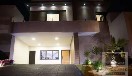 Sobrado com 4 dormitórios à venda, 350 m² por R$ 2.199.000 - Condomínio Mont Blanc - Sorocaba/SP, próximo ao Shopping Iguatemi.