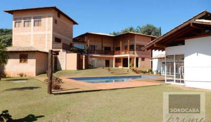 Sobrado com 6 dormitórios, 1500 m² - venda por R$ 5.800.000,00 ou aluguel por R$ 13.100,00/mês - Condomínio Village Vert I - Sorocaba/SP